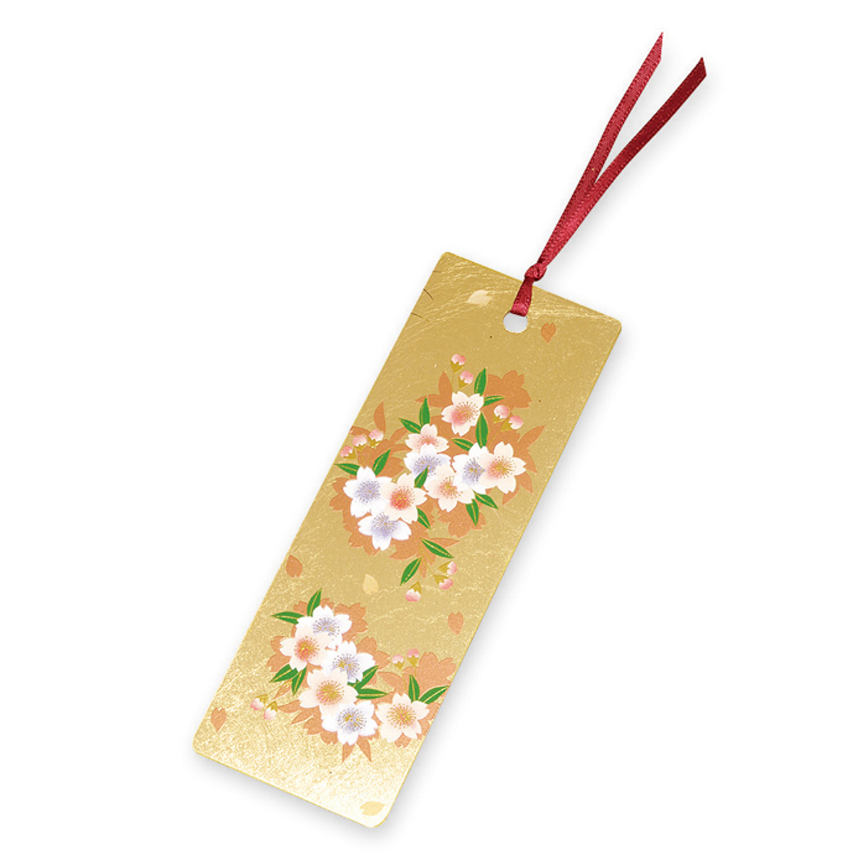 ミタニ しおり 蒔絵しおり 箔工芸 和 日本 （ 栞 ブックマーカー 金箔