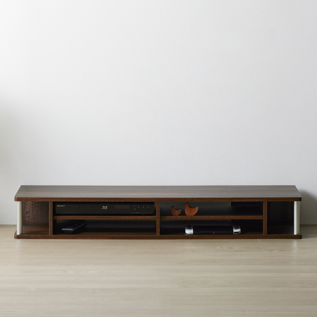 テレビ台 幅125cm 55インチ対応 ちょい足しラック 完成品 2段 （ 棚 TV