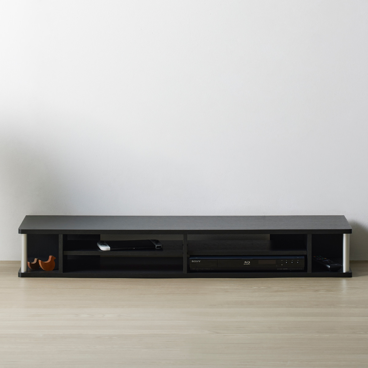 テレビ台 幅125cm 55インチ対応 ちょい足しラック 完成品 2段 （ 棚 TV