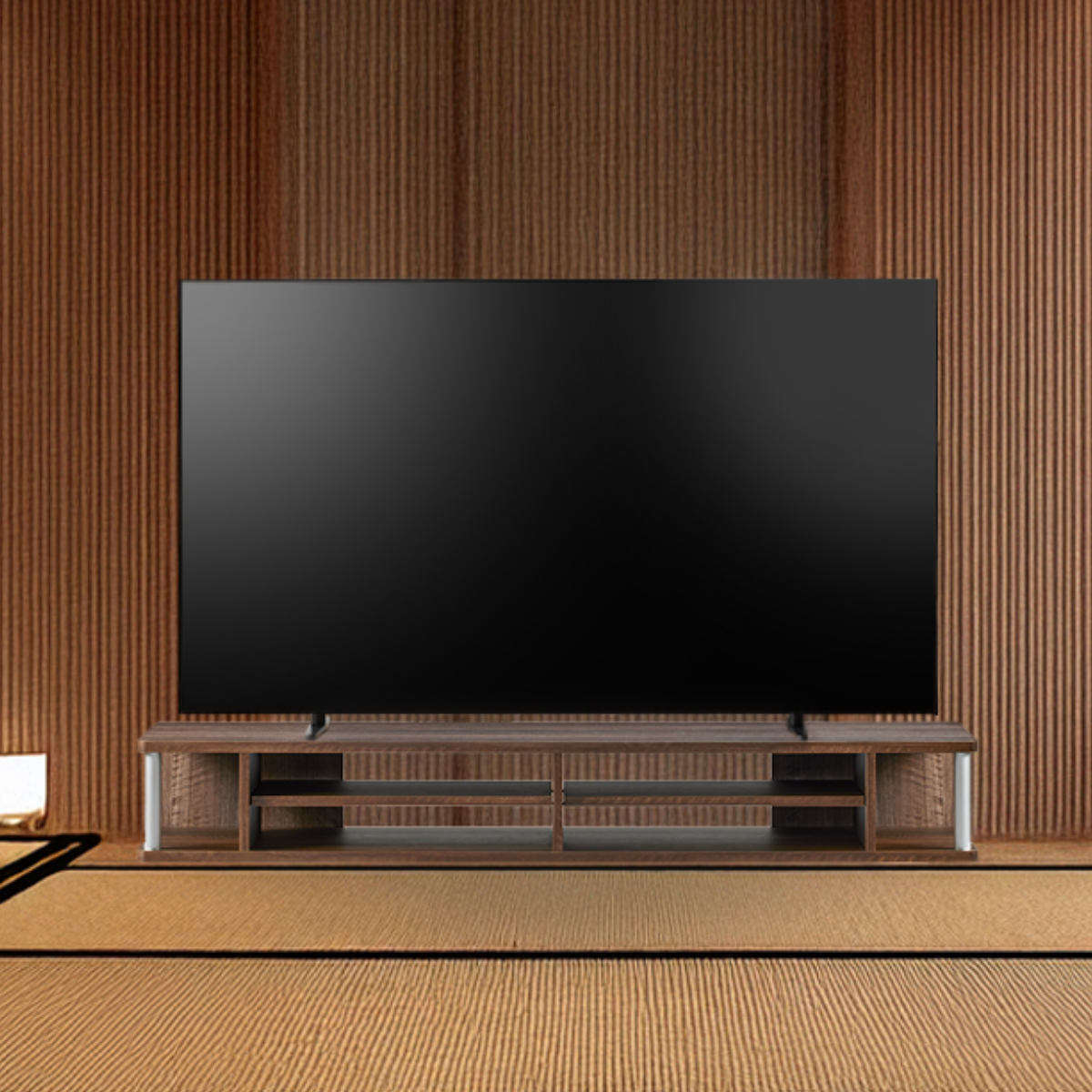 テレビ台 幅125cm 55インチ対応 ちょい足しラック 完成品 2段 （ 棚 TV