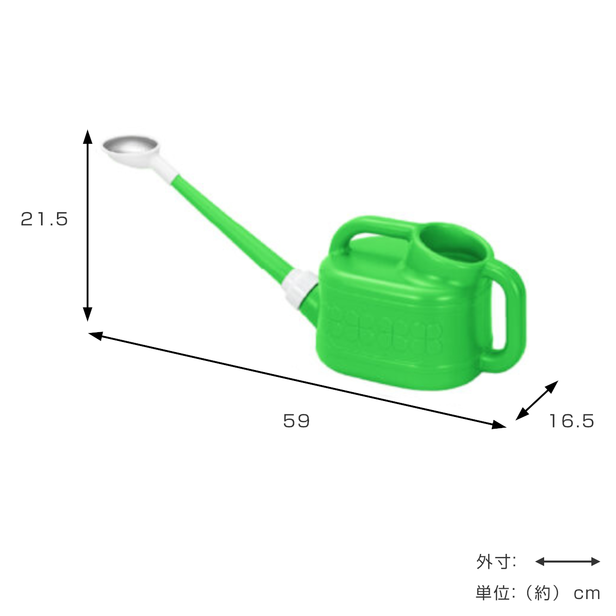 じょうろ トンボじょうろ4型 4L ( トンボ...の詳細画像1