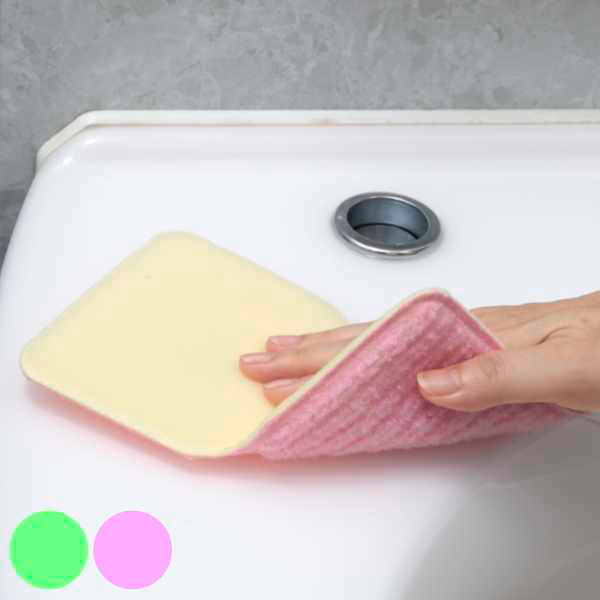 バススポンジ びっくりフレッシュ バスピカピカ （ 風呂用スポンジ バス用品 風呂スポンジ 風呂掃除 ブラシ 掃除 清掃 ）