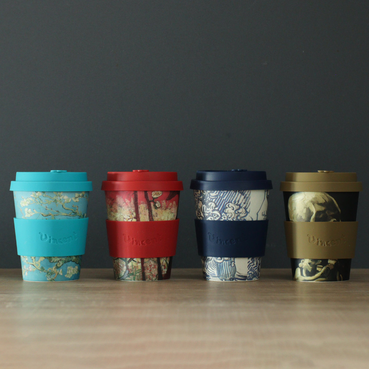 �^���u���[ 350ml �G�R�[�q�[�J�b�v Ecoffee Cup 12oz VGM �i BPA�t���[ �V�R�f�� �R�[�q�[ �J�b�v �W�t �V���R�� �����^�� Van Gogh ���@�� �S�b�z �Ђ܂�� �j