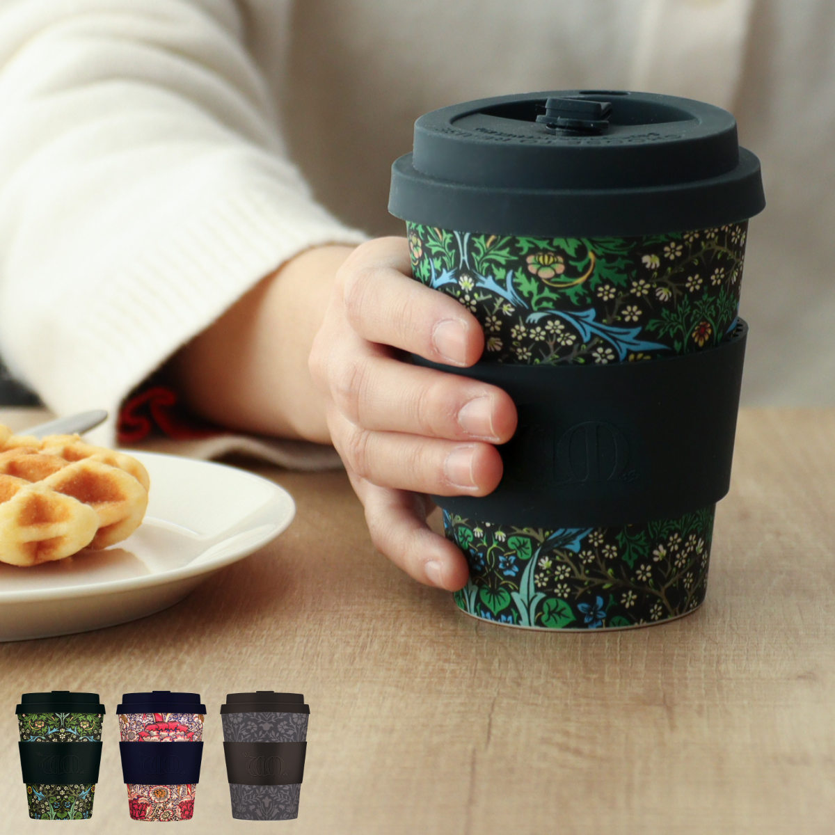 �^���u���[ 350ml �G�R�[�q�[�J�b�v Ecoffee Cup 12oz WMG �i BPA�t���[ �V�R�f�� �R�[�q�[ �J�b�v �W�t �V���R�� �����^�� �j