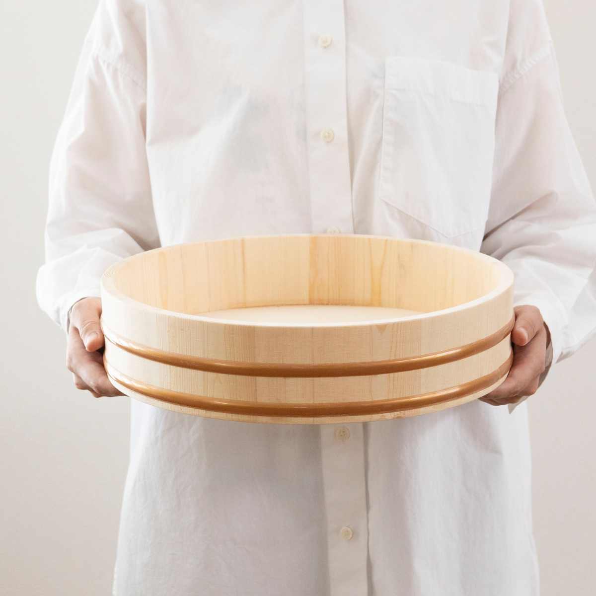 パール金属 すし桶 寿司桶 飯台 木製 33cm 約5合用 和の里 （ 木製飯台