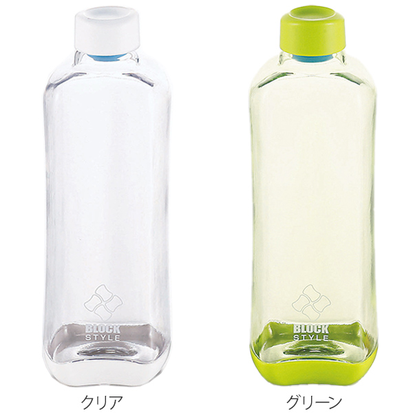 パール金属 水筒 1L プラスチック ブロックスタイル アクアボトル BPA