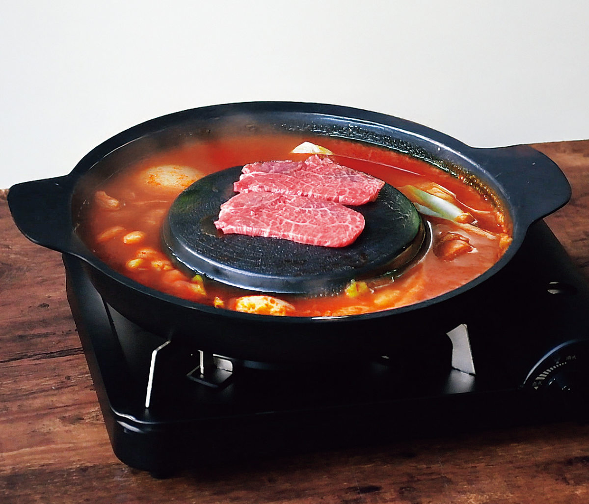 パール金属 焼きしゃぶ鍋 28cm フッ素加工 アルミ鋳物製 （ 卓上鍋