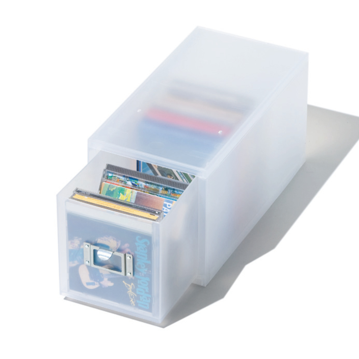 吉川国工業所 収納ボックス 引き出し プラスチック MX-30 深型 CD 収納