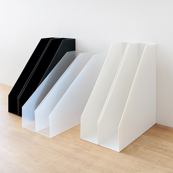 吉川国工業所 ファイルケース A4 同色2個組 S L 1セット スリム 縦型