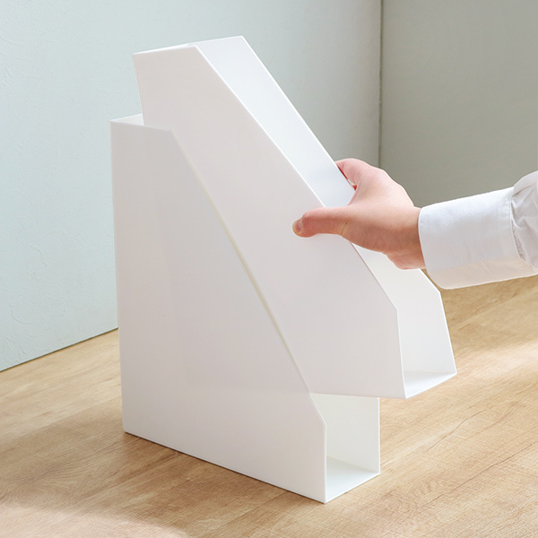 吉川国工業所 ファイルケース A4 同色2個組 S L 1セット スリム 縦型