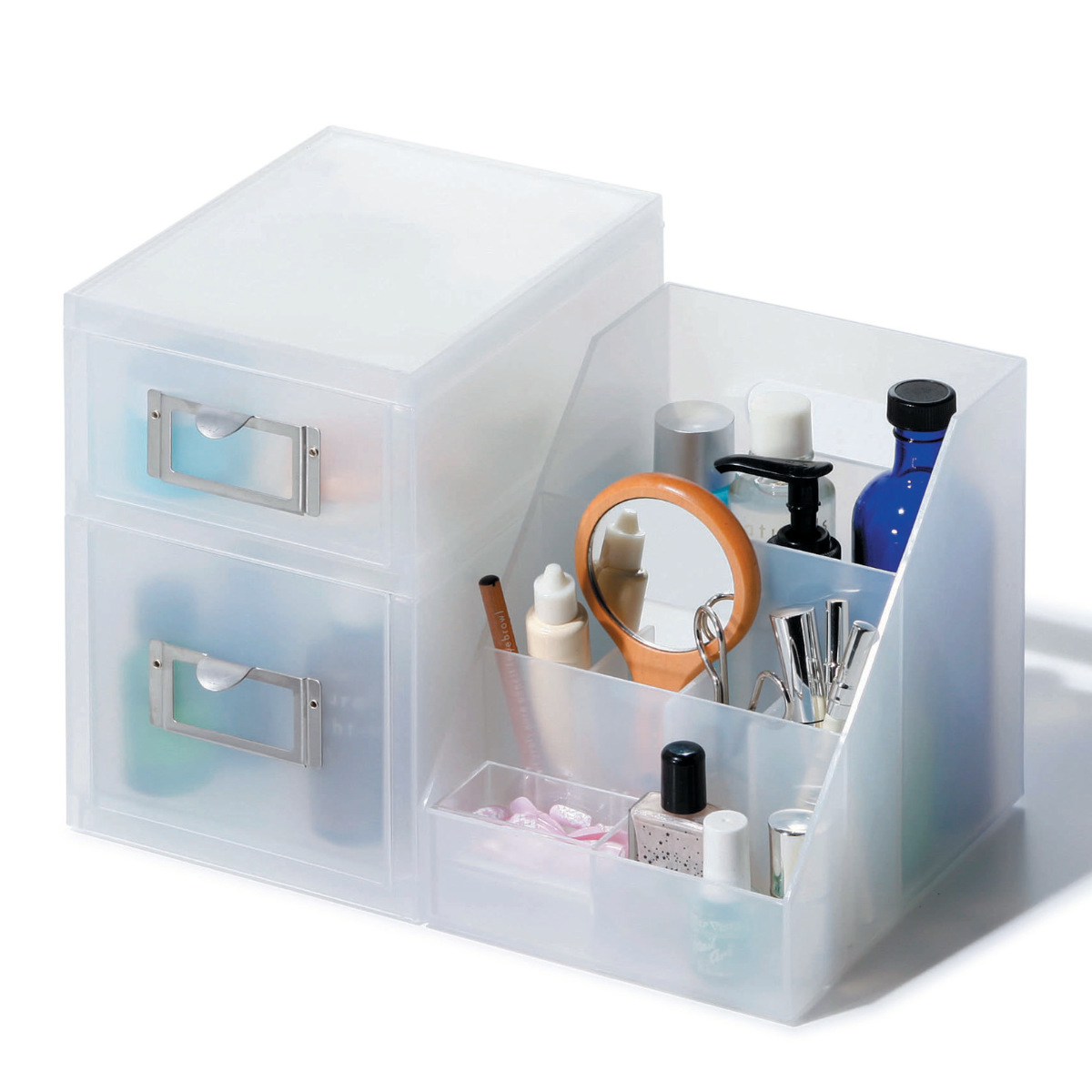 吉川国工業所 収納ボックス 引き出し プラスチック MX-60 A6 サイズ 浅