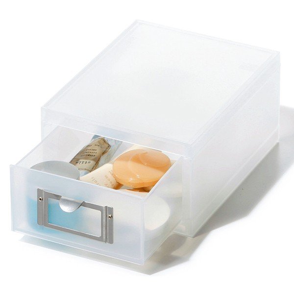 吉川国工業所 収納ボックス 引き出し プラスチック MX-60 A6 サイズ 浅