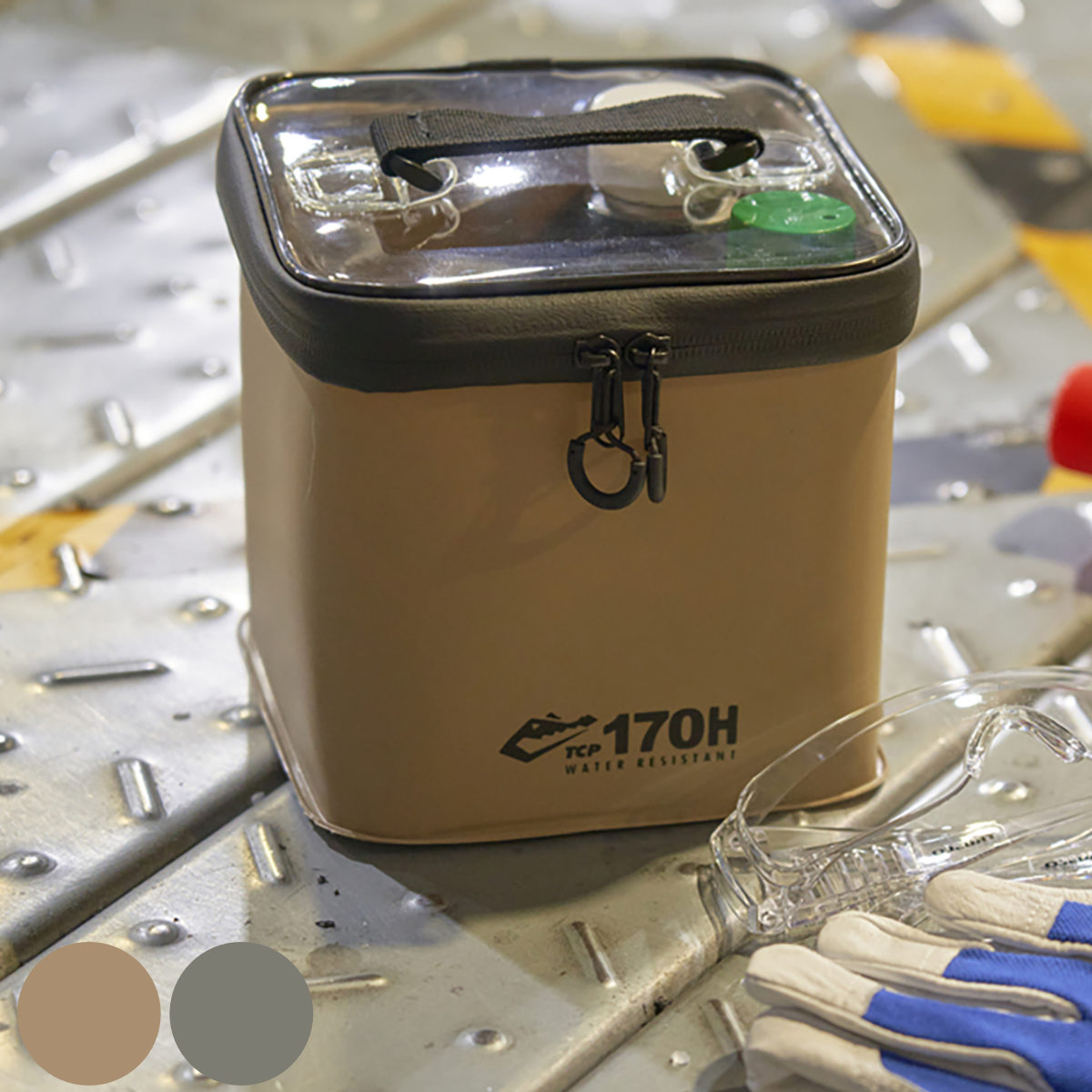 ツールケース 工具収納 ツールキャリープロテクター 170H 小型深型 （ 収納ボックス 収納 ボックス ケース 道具箱 水に強い 軽量 工具入れ ）