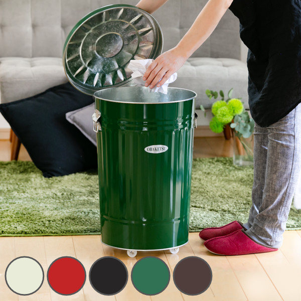 ゴミ箱 33L オバケツ 屋外兼用 キャスター付き （ OBAKETSU ごみ箱