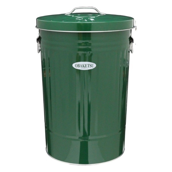 ゴミ箱 42L オバケツ OBAKETSU 屋外兼用 ごみ箱 トタン （ ふた付き 42