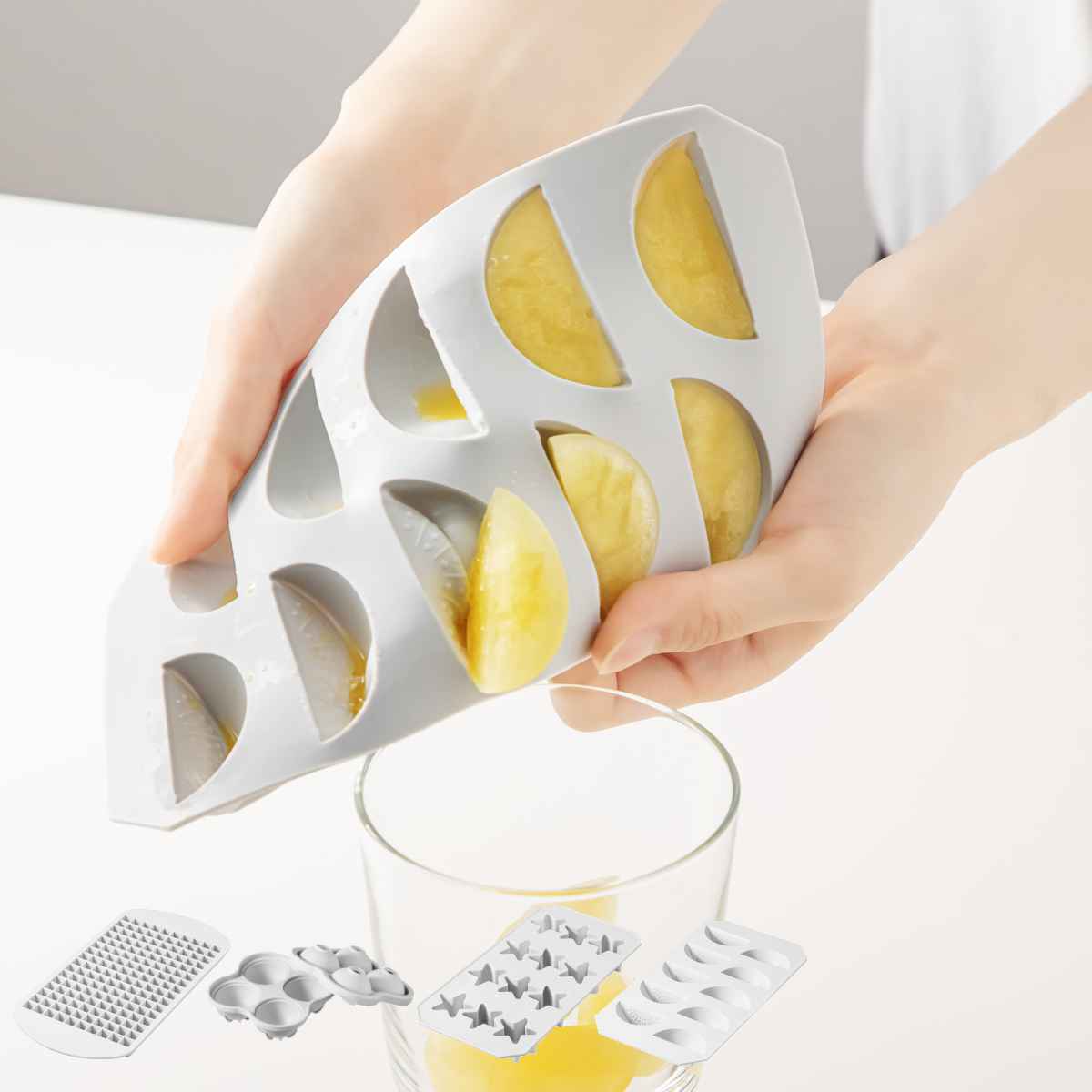 M.STYLE（エムスタイル） ギンス ぎんす 15cm 丸 銀簾 すだれ ガラス