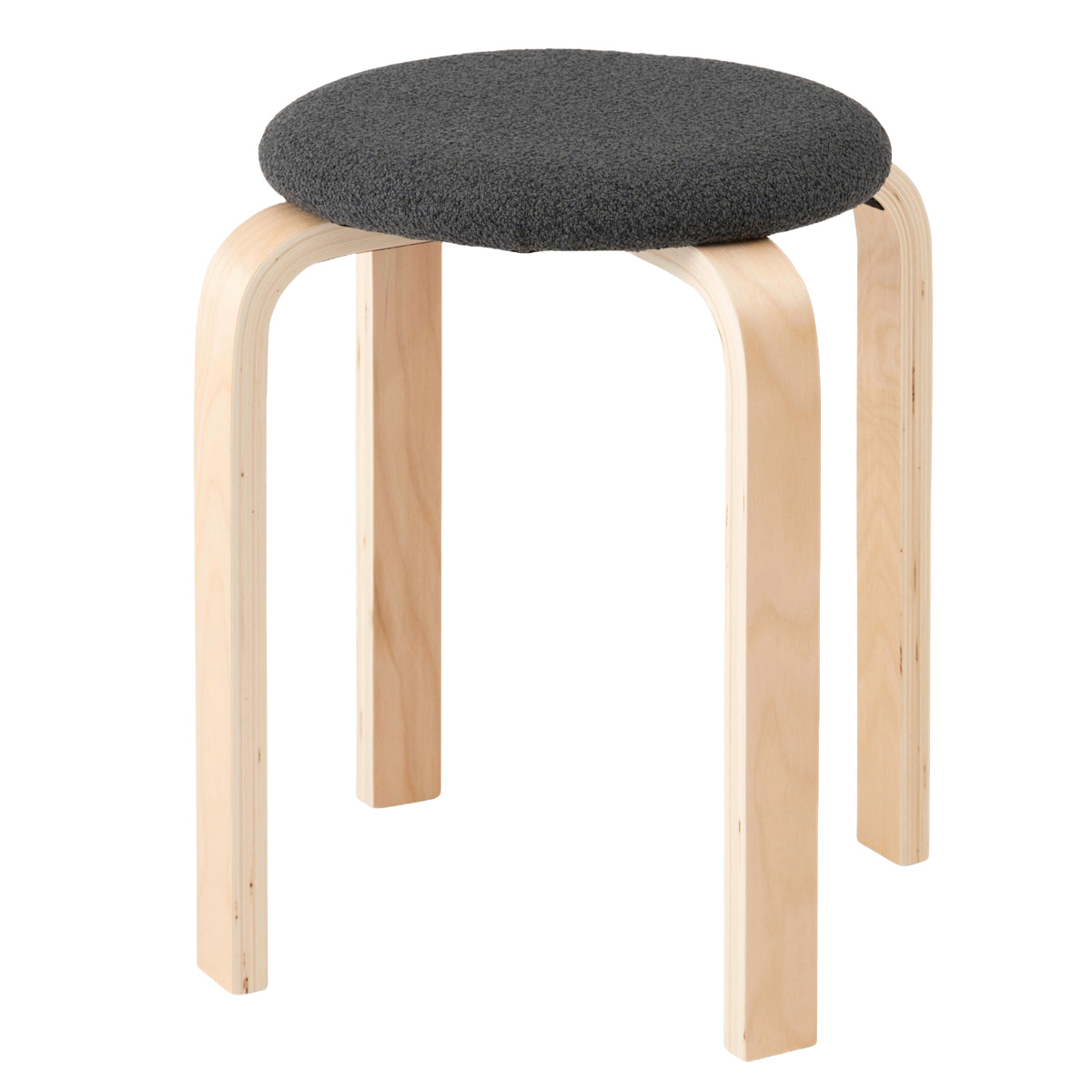 東谷 スツール 高さ45cm スタッキング 完成品 （ 木製 天然木 チェア