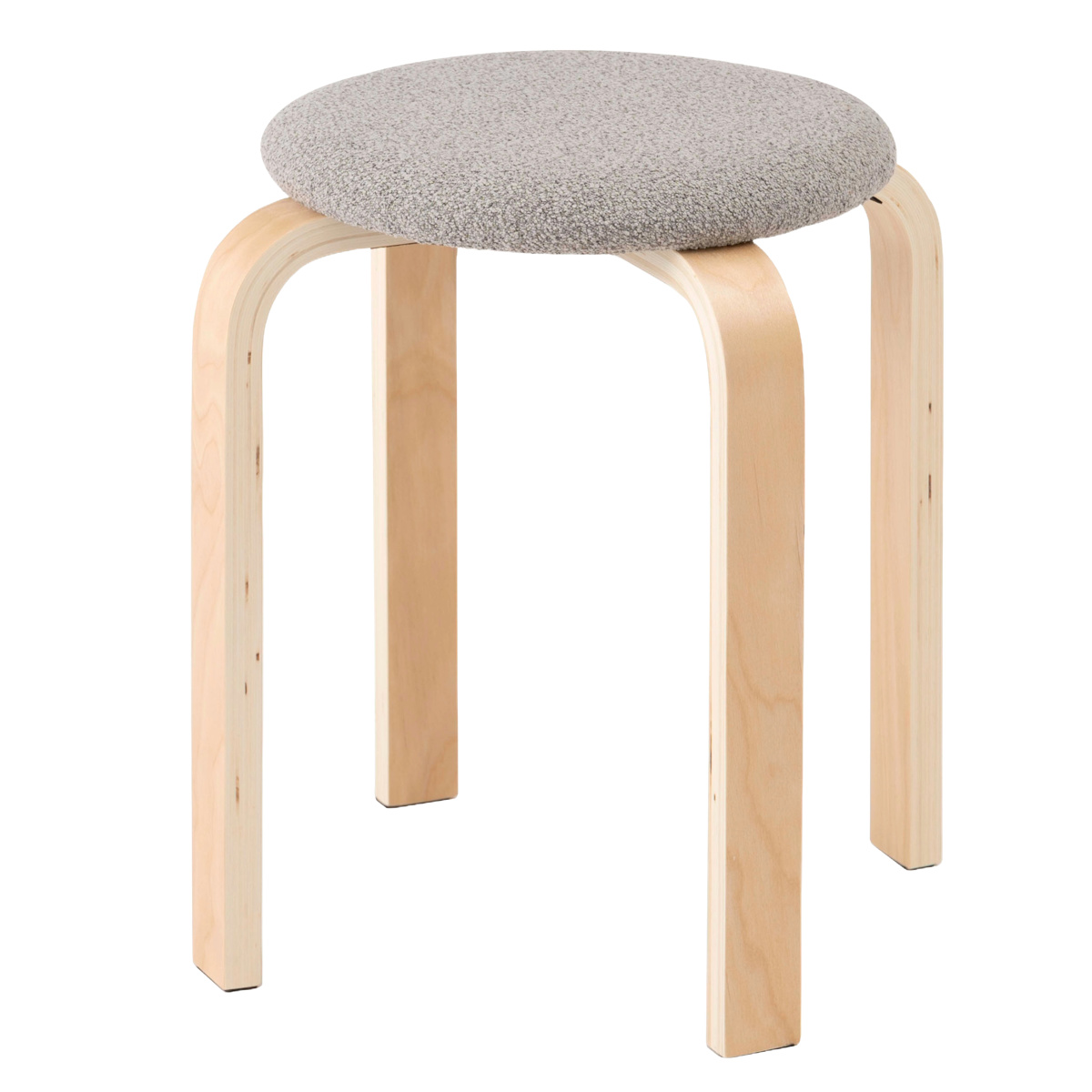 東谷 スツール 高さ45cm スタッキング 完成品 （ 木製 天然木 チェア