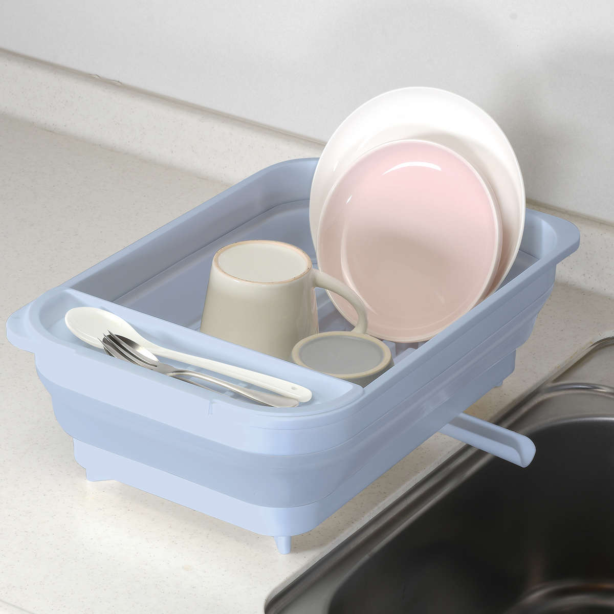 水切りラック ハルミック 折りたたみできる 水...の詳細画像2