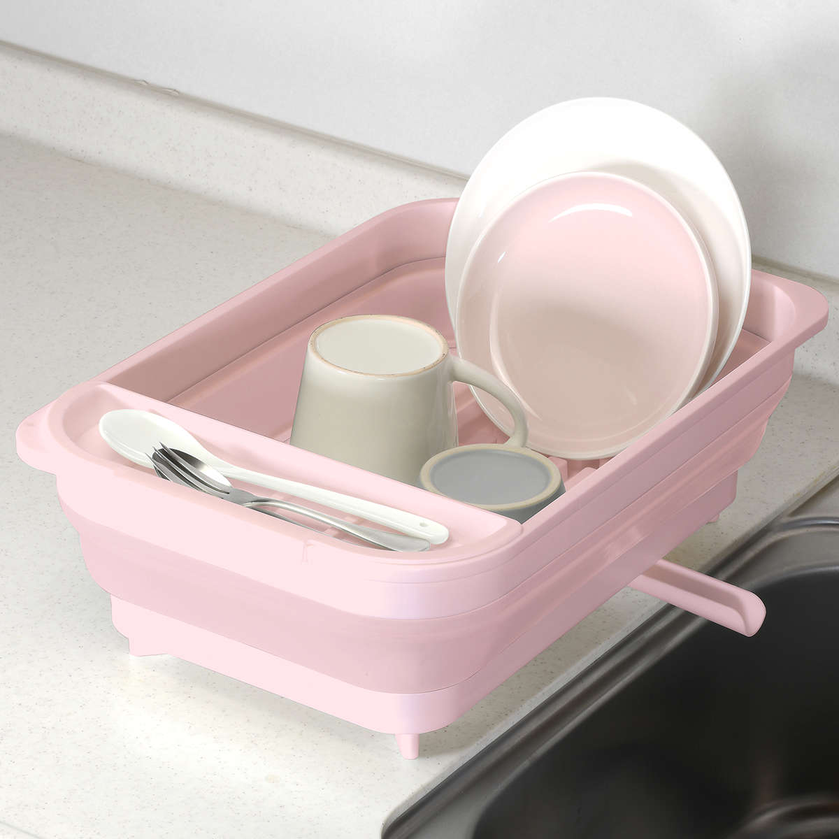 水切りラック ハルミック 折りたたみできる 水...の詳細画像3