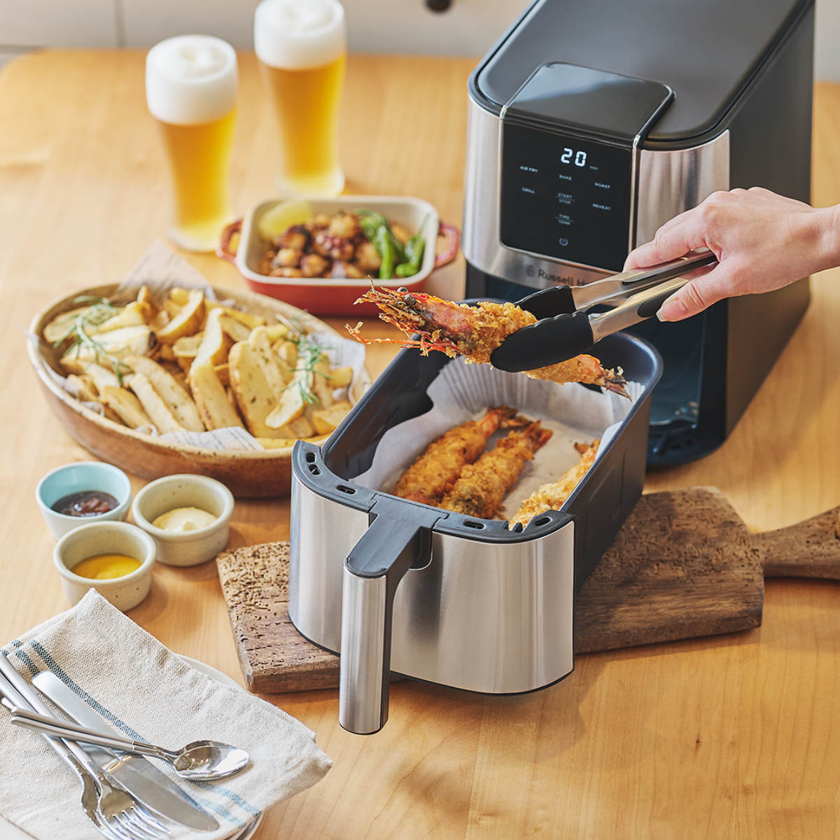 RUSSELL HOBBS（ラッセルホブス） エアフライオーブン 3L ノン