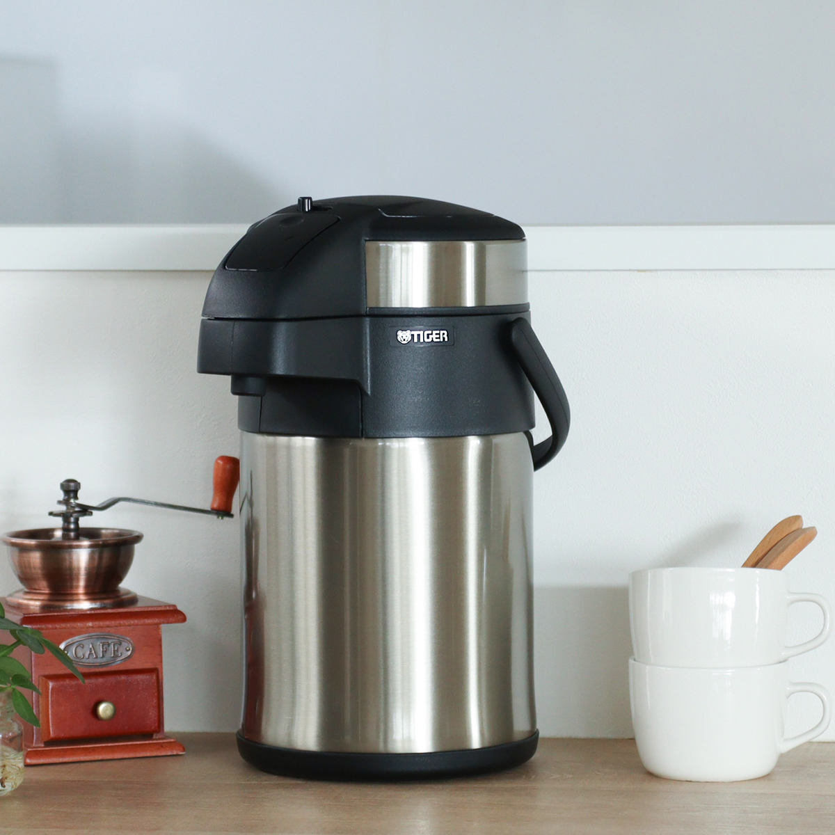 タイガー ステンレスポット 3L ステンレスエ...の詳細画像3