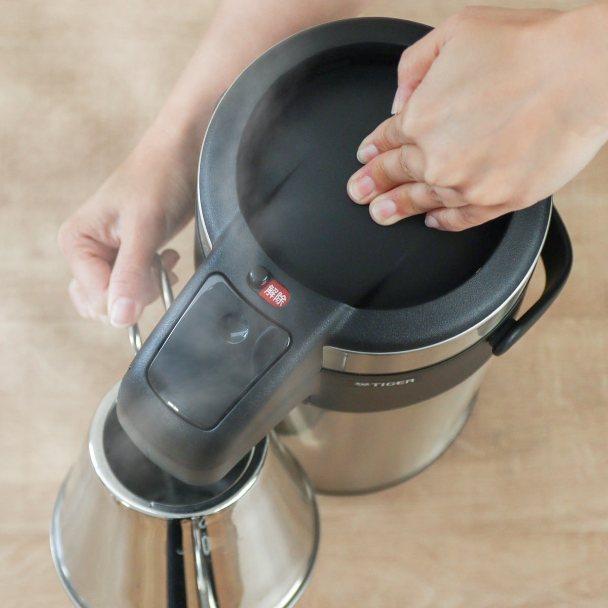 タイガー ステンレスポット 3L ステンレスエ...の詳細画像5