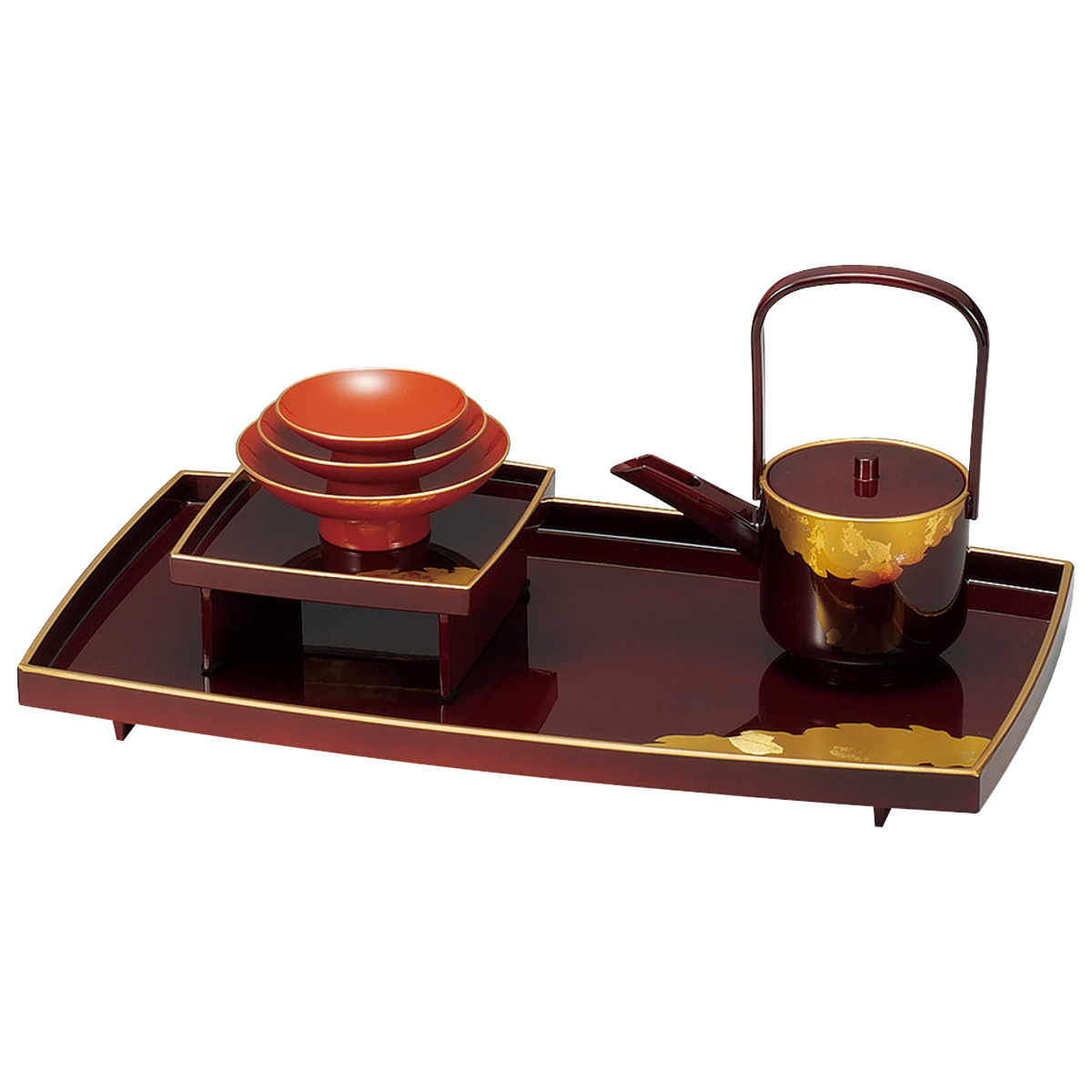 屠蘇器 胴張屠蘇器 （ 6点セット 屠蘇台 銚子 盃台 盃 お屠蘇 杯 お