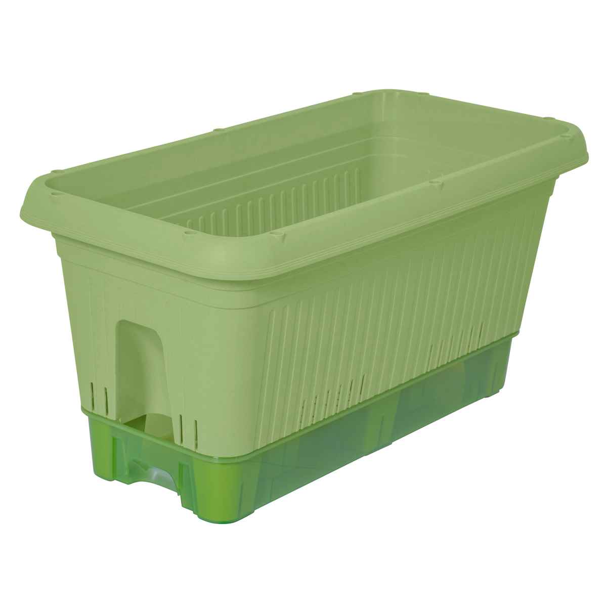 プランター 幅65cm 給水式菜園プランター 650型 コロ付 6個セット （ 菜園プランター 植木鉢 鉢 屋外 外 家庭菜園 種まき ポット 鉢植え 長方形 ）