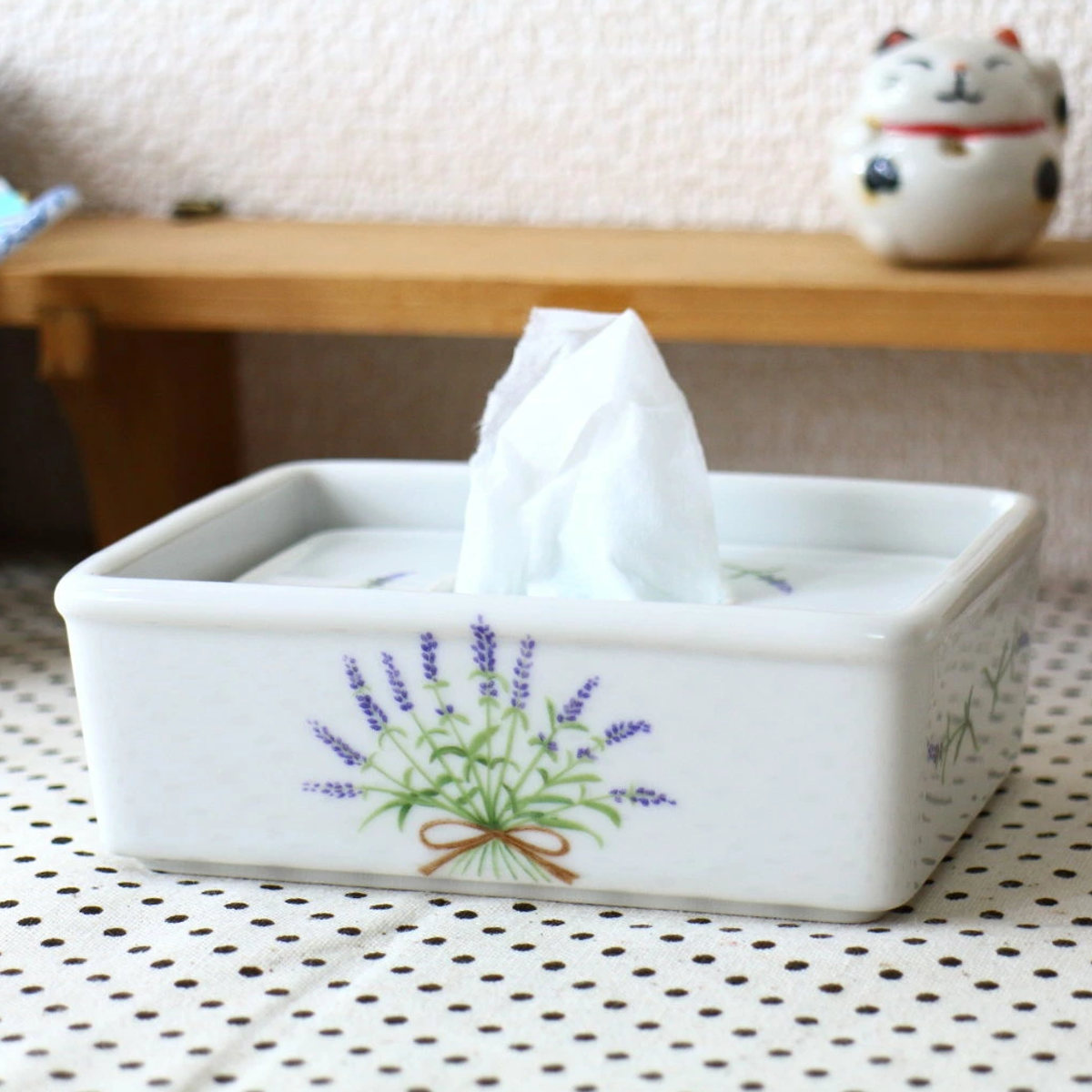 ティッシュボックス 陶器製ティッシュボックス ポケット ティッシュケース （ ペーパーホルダー シンプル 陶器製 陶器 日本製 ポケットティッシュ ）