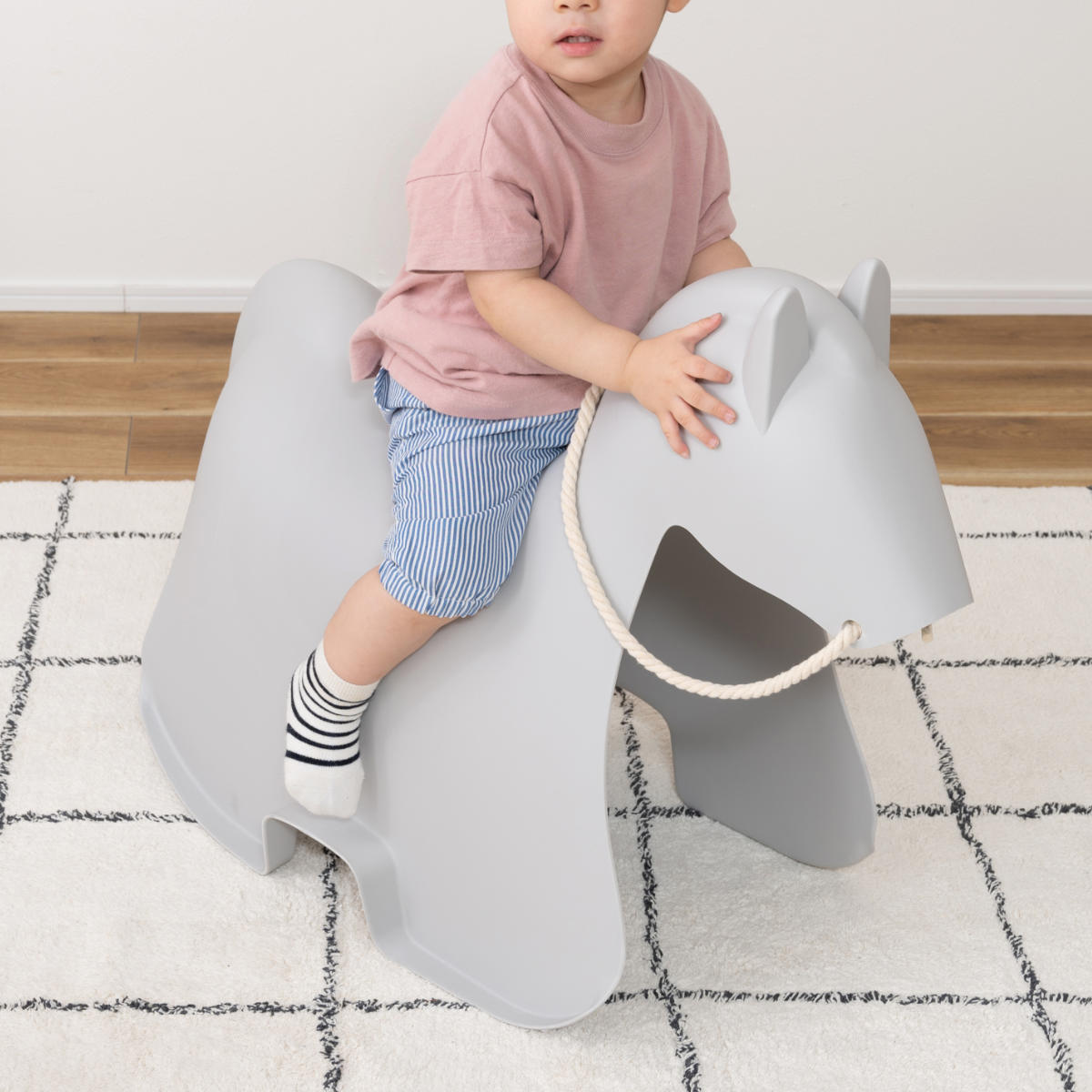 東谷 スツール ホース スタッキング 軽量 子ども用チェア 馬 （ イス