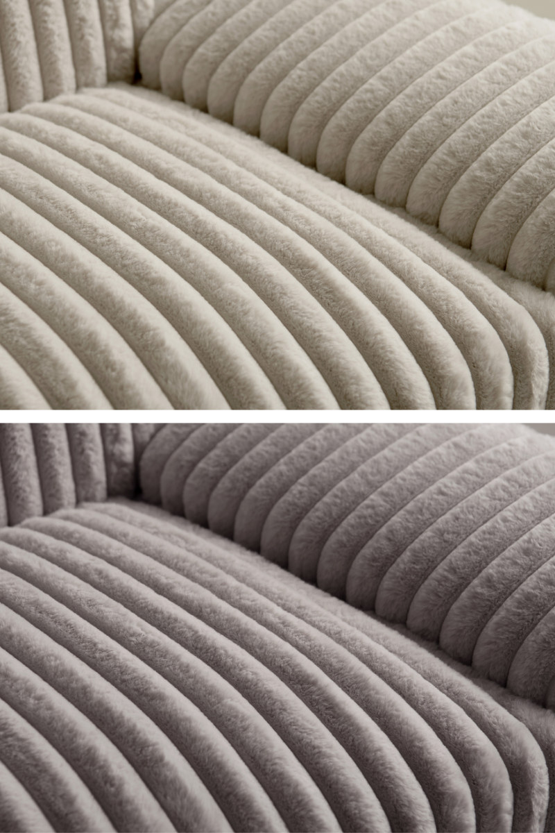 ソファ 幅198cm 3人掛け Meissa Signature Studio （ 開梱設置 リビングソファ sofa ブークレ コーデュロイ ウレタン ポケットコイル 座面 広い ）