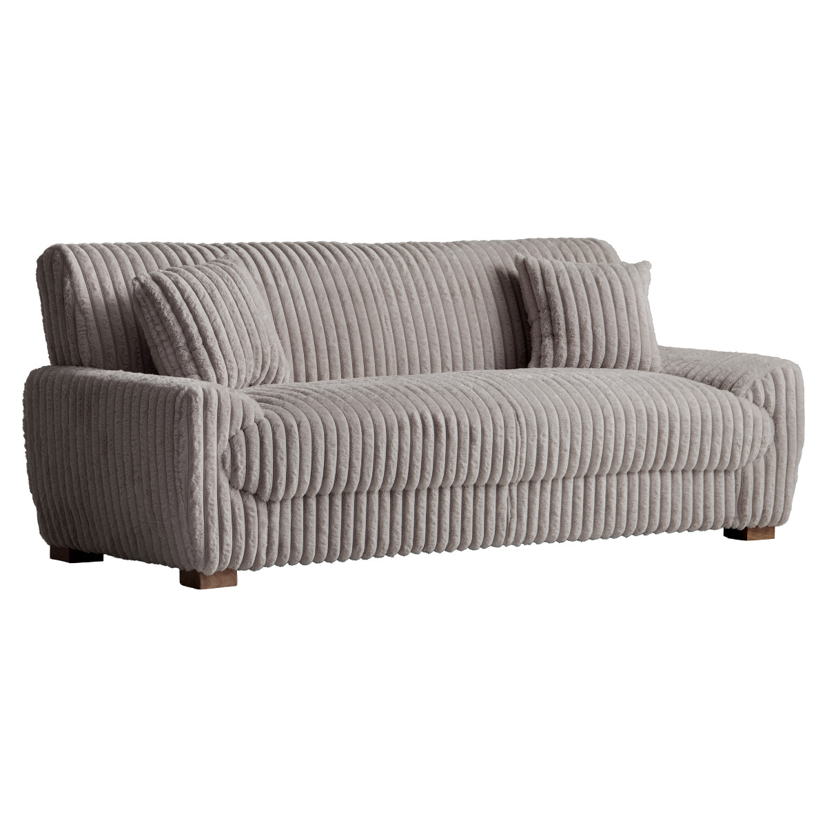 ソファ 幅198cm 3人掛け Meissa Signature Studio （ 開梱設置 リビングソファ sofa ブークレ コーデュロイ ウレタン ポケットコイル 座面 広い ）