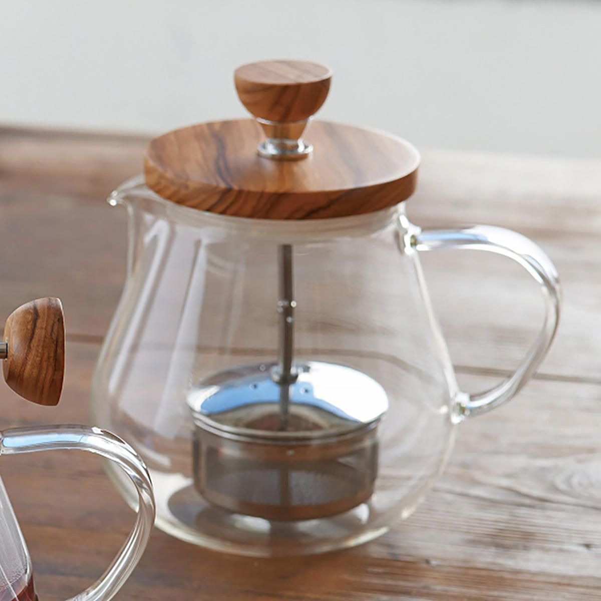 HARIO �e�B�I�[���E�E�b�h700 �i �n���I �e�B�[�|�b�g 700ml �ϔM�K���X �d�q�����W�Ή� �H��@�Ή� �ؐ��W �X�e�����X ������ �j
