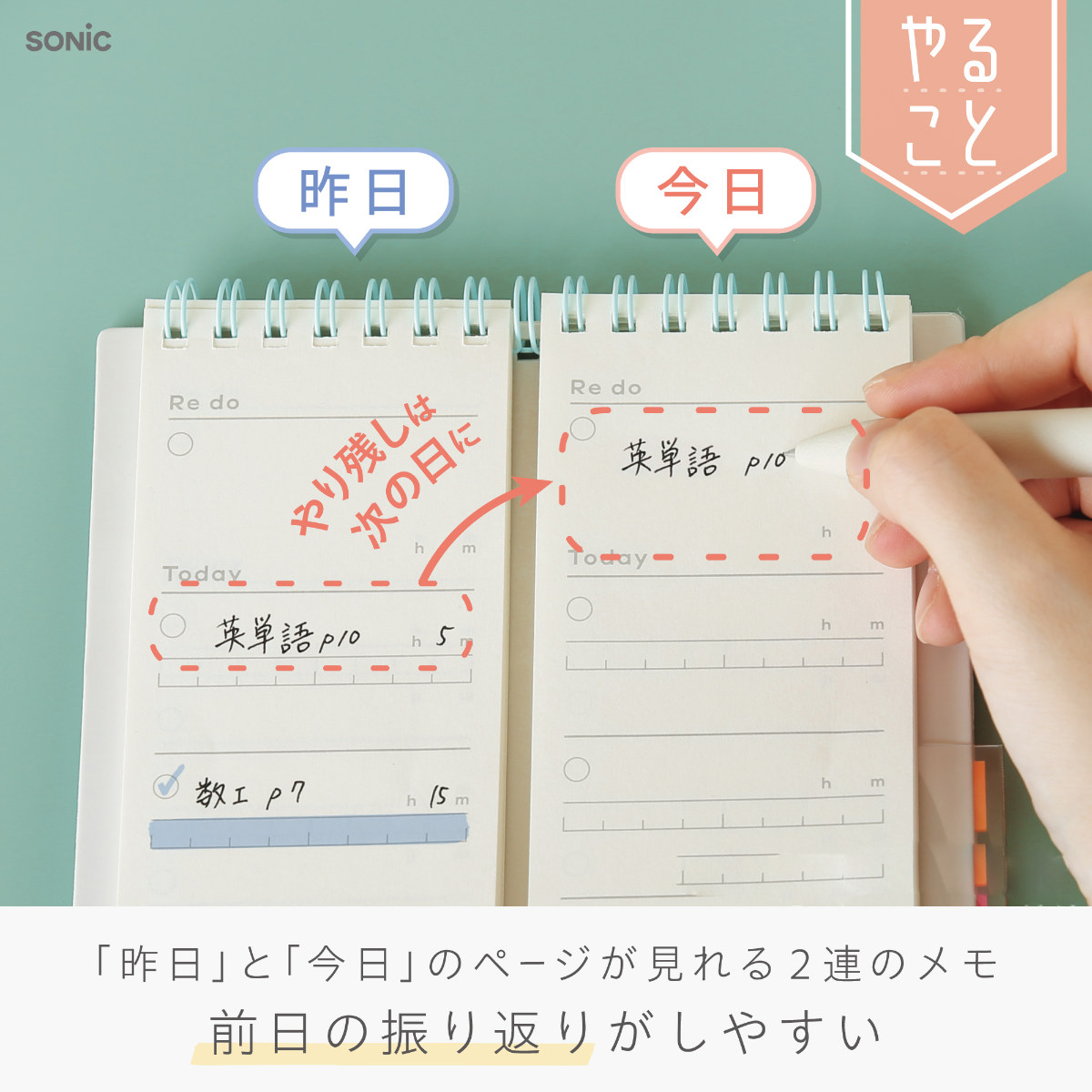 SONiC（ソニック） チェックリスト ズボラ 勉強 要点 100日分 スタンド