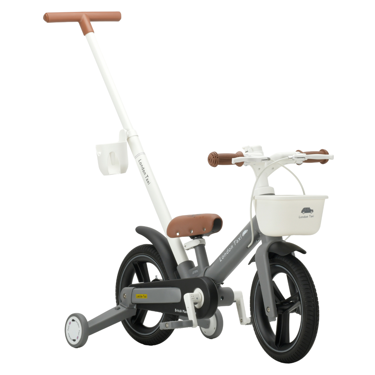 自転車 ロンドンタクシー 子供用 （ 乗用玩具 子供用自転車 バイク ペダルなし ペダル付き キックバイク 手押し棒 補助輪 ）_2