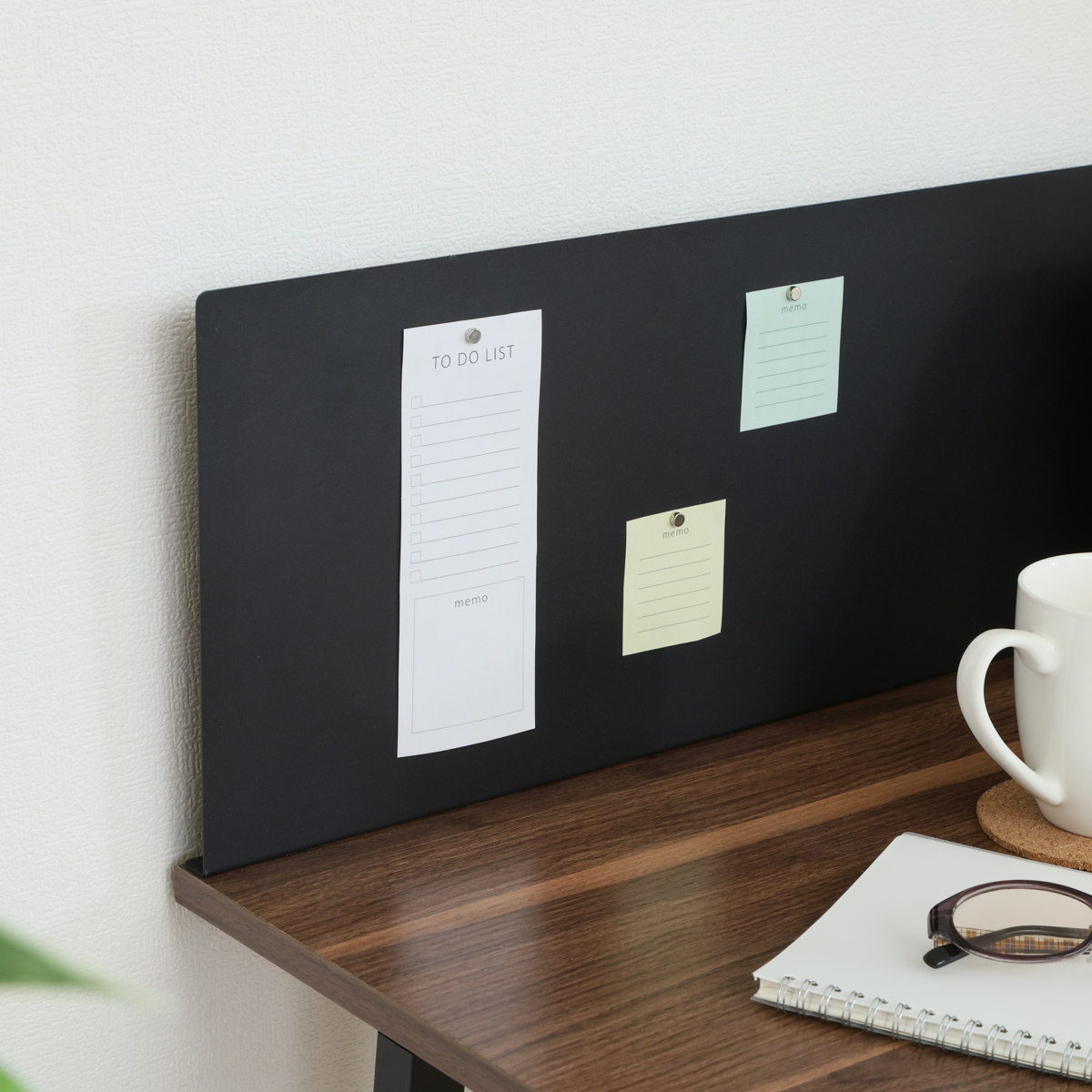 パソコンデスク 幅110cm マグネット対応パ...の詳細画像5