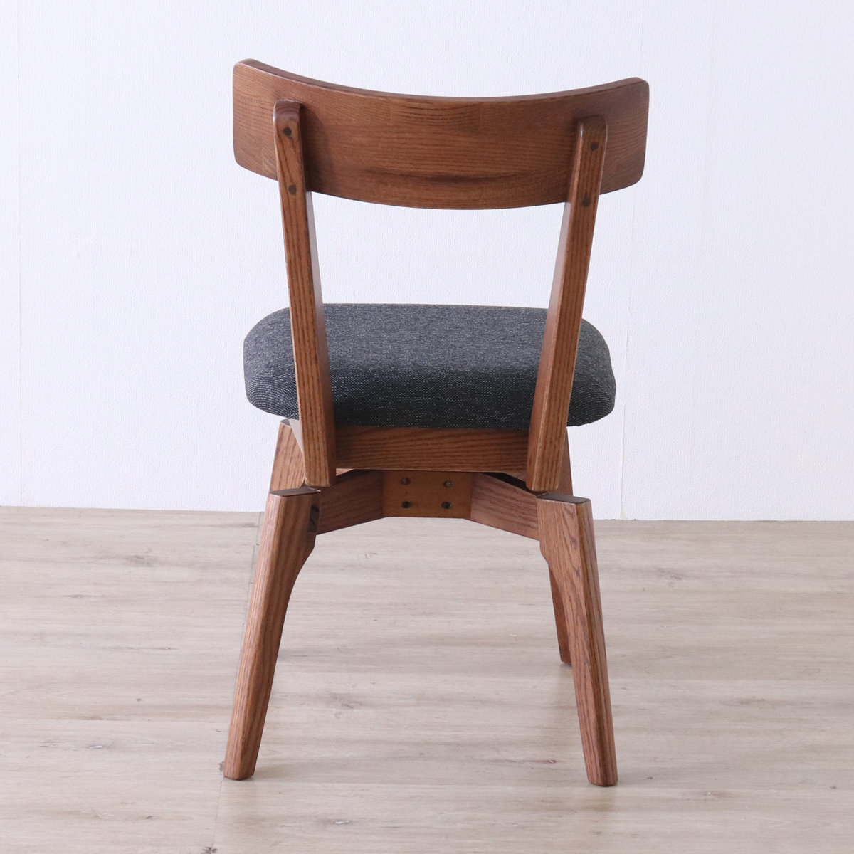 ダイニングチェア 座面高44cm 回転 ウーノ レッドオーク無垢材