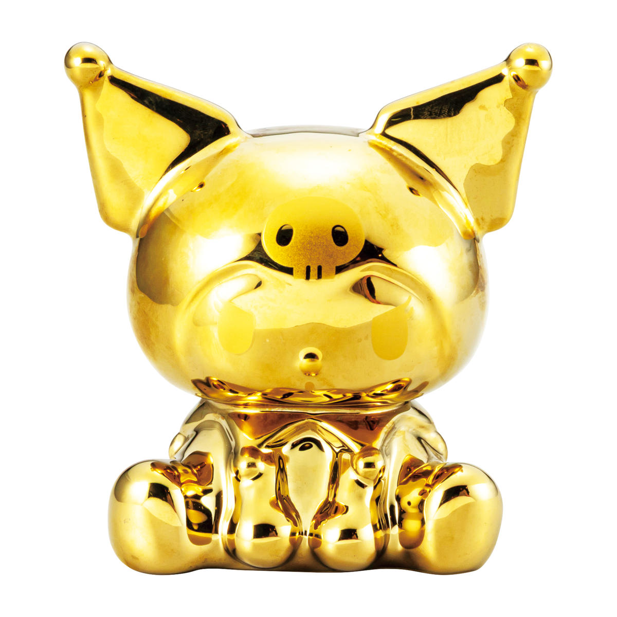 サンアート 貯金箱 ゴールド サンリオ マネーバンク （ クロミ