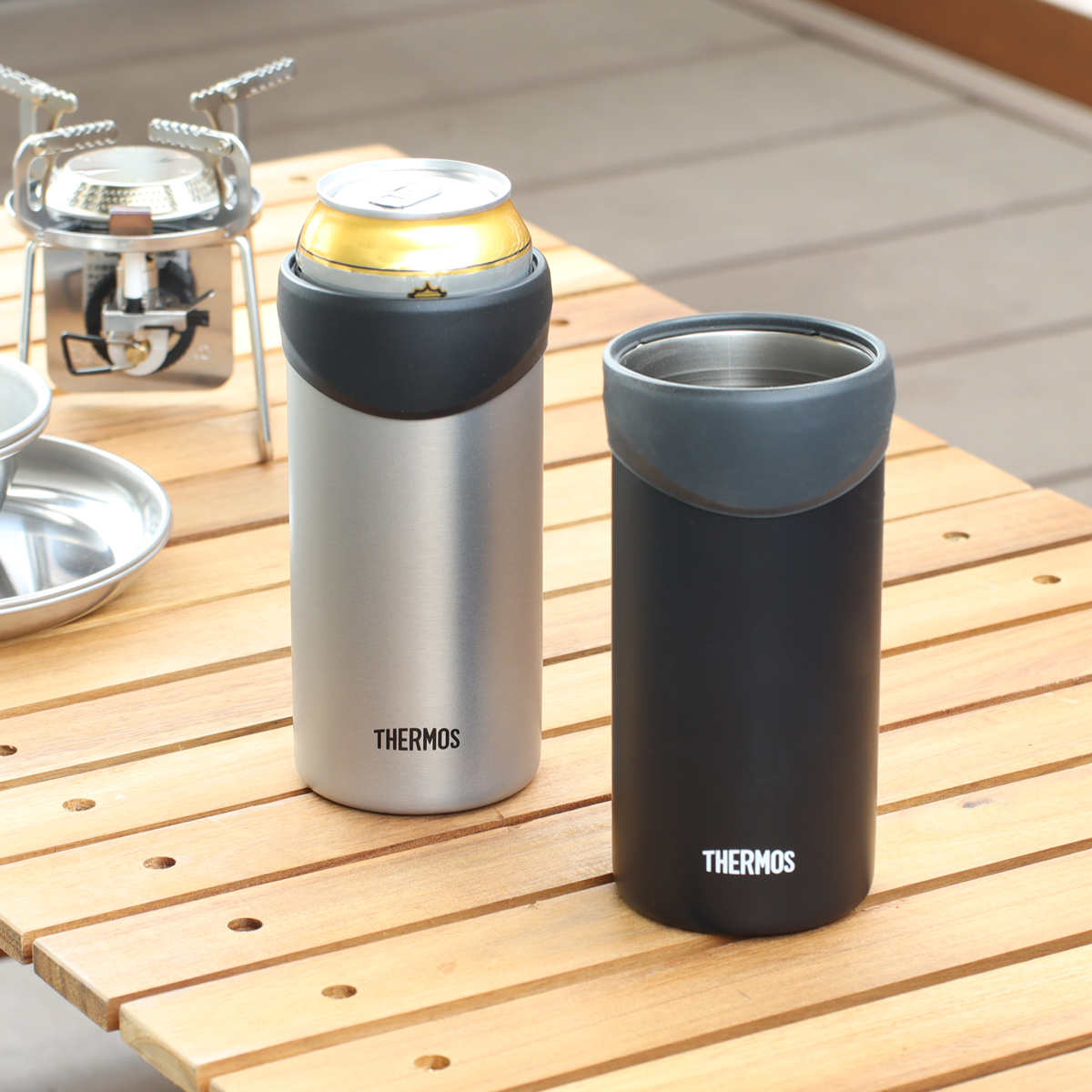 omadesign platon サーモス保冷缶カバー 2個セット THERMOS（サーモス） 保冷缶ホルダー 500ml （ 500ml THERMOS 保冷