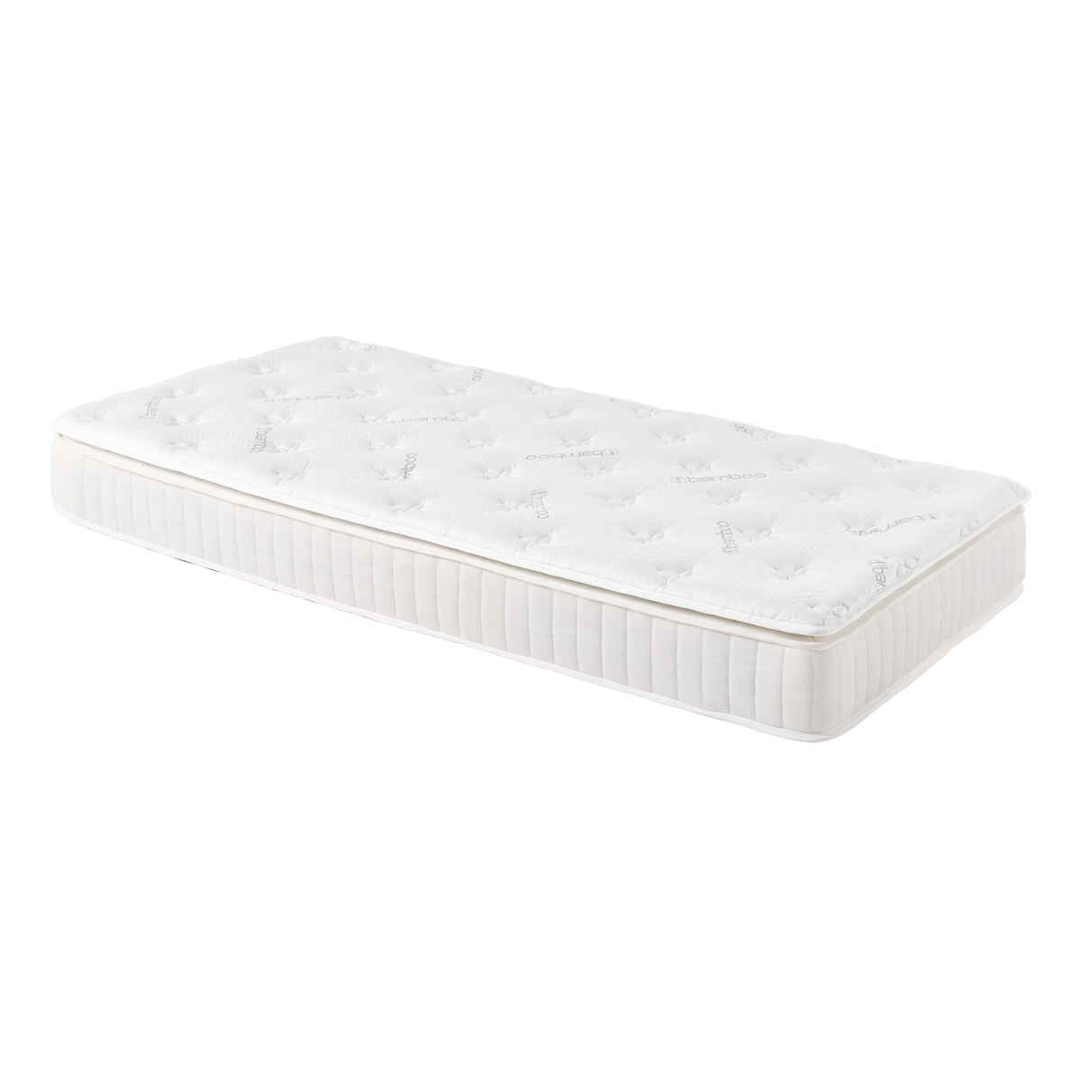 マットレス シングル ポケットコイル ピロートップ付き 竹のちから （ 寝具 マット 圧縮ロール 搬入簡単 吸湿 速乾 ） | HAGiHARA | 02