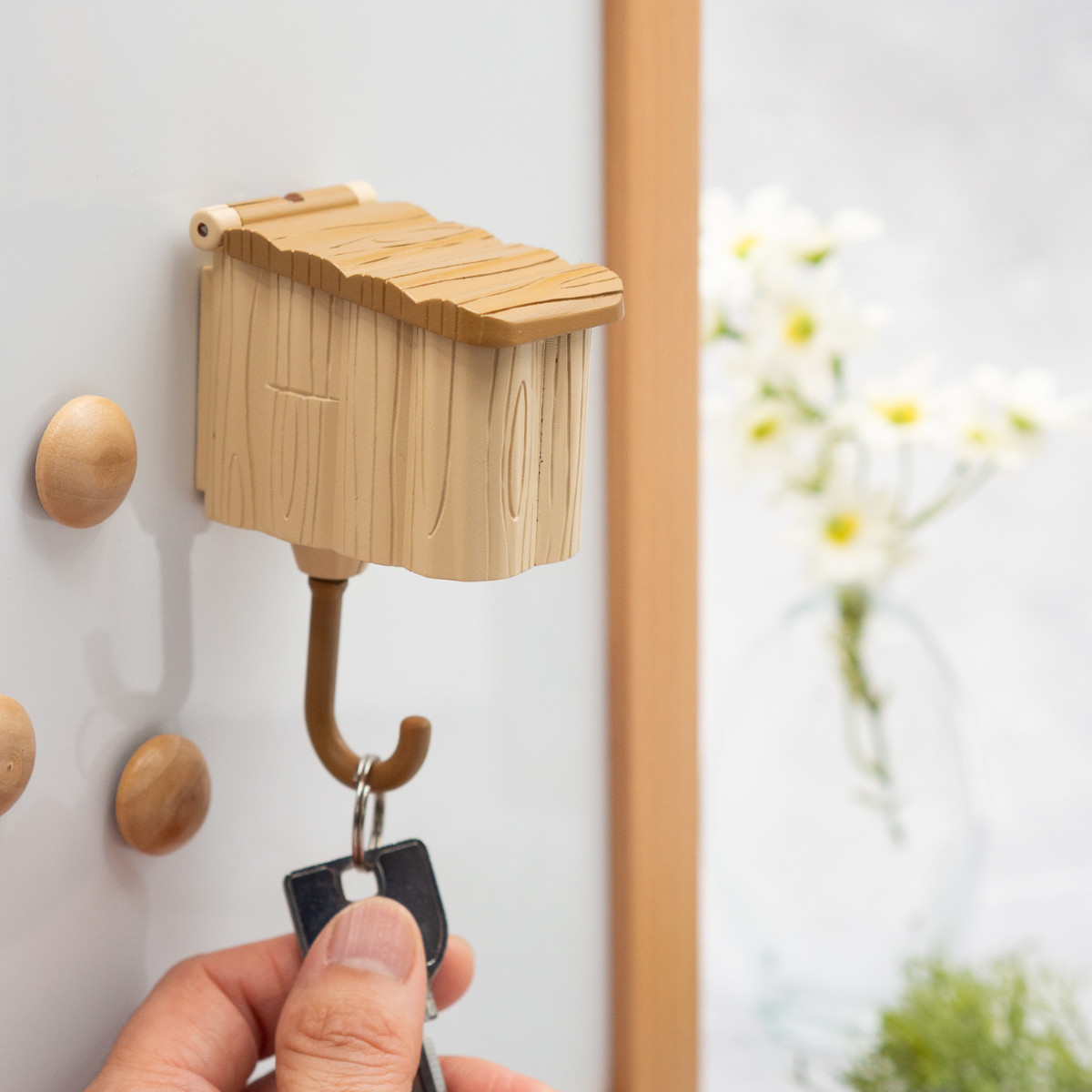 キーフック トリの巣 簡単取付 biite 鳥...の詳細画像3