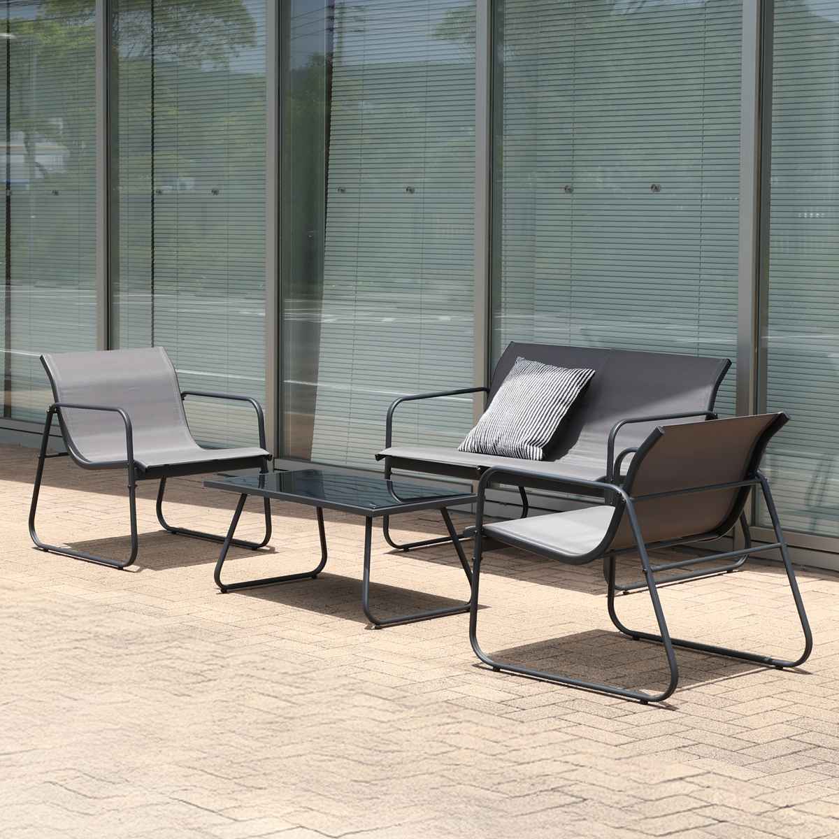 不二貿易（Fuji Boeki） ガーデンソファ 4点セット Astoria