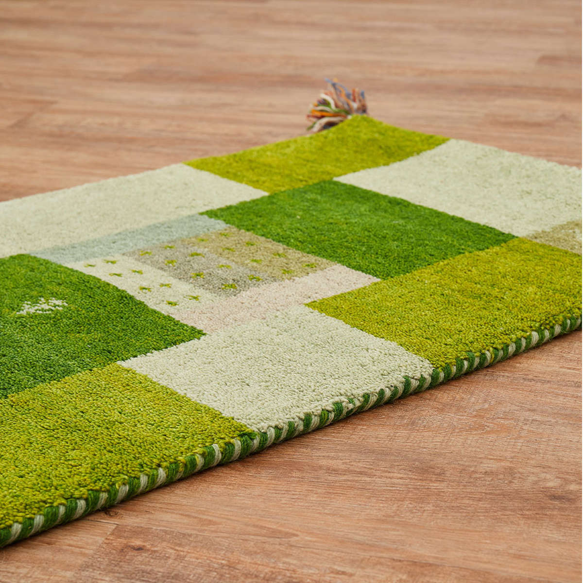キッチンマット GABBEH ギャッベ ラグ 40×120cm （ キッチン マット 床暖房対応 ギャベ ウール100％ 羊毛 40cm 120cm ）_11