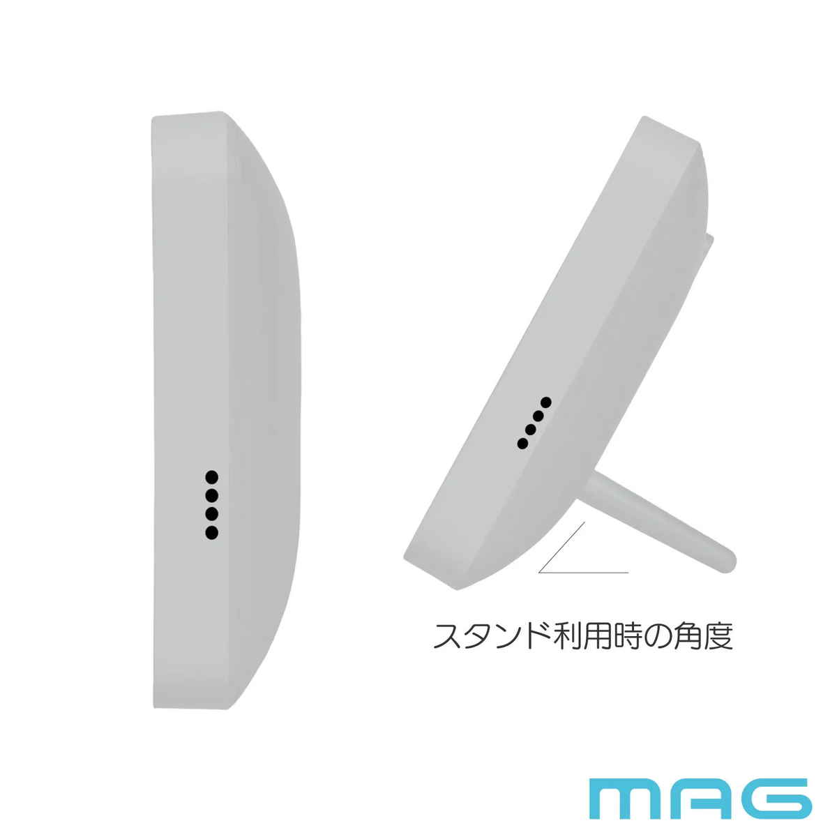 電波時計 デジタル 温湿度計付き 置き掛け兼用...の詳細画像5