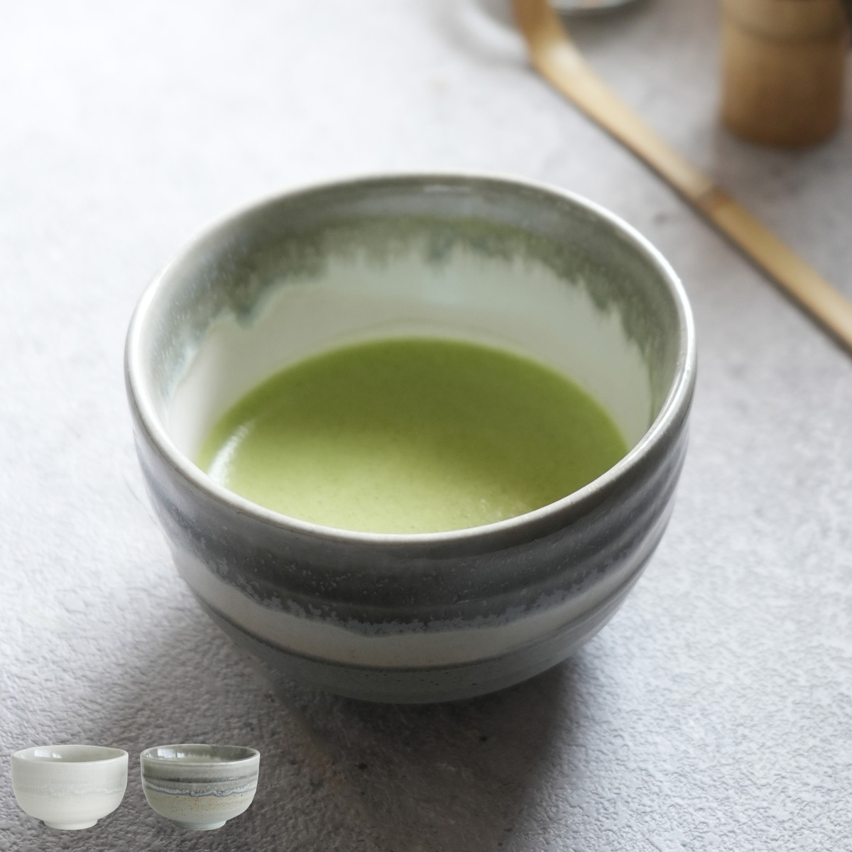 抹茶椀10 信楽焼　陶器　茶道 SALIU（サリュウ） 抹茶碗 野点 （ 10cm 陶器 美濃焼き 日本製 伸光窯