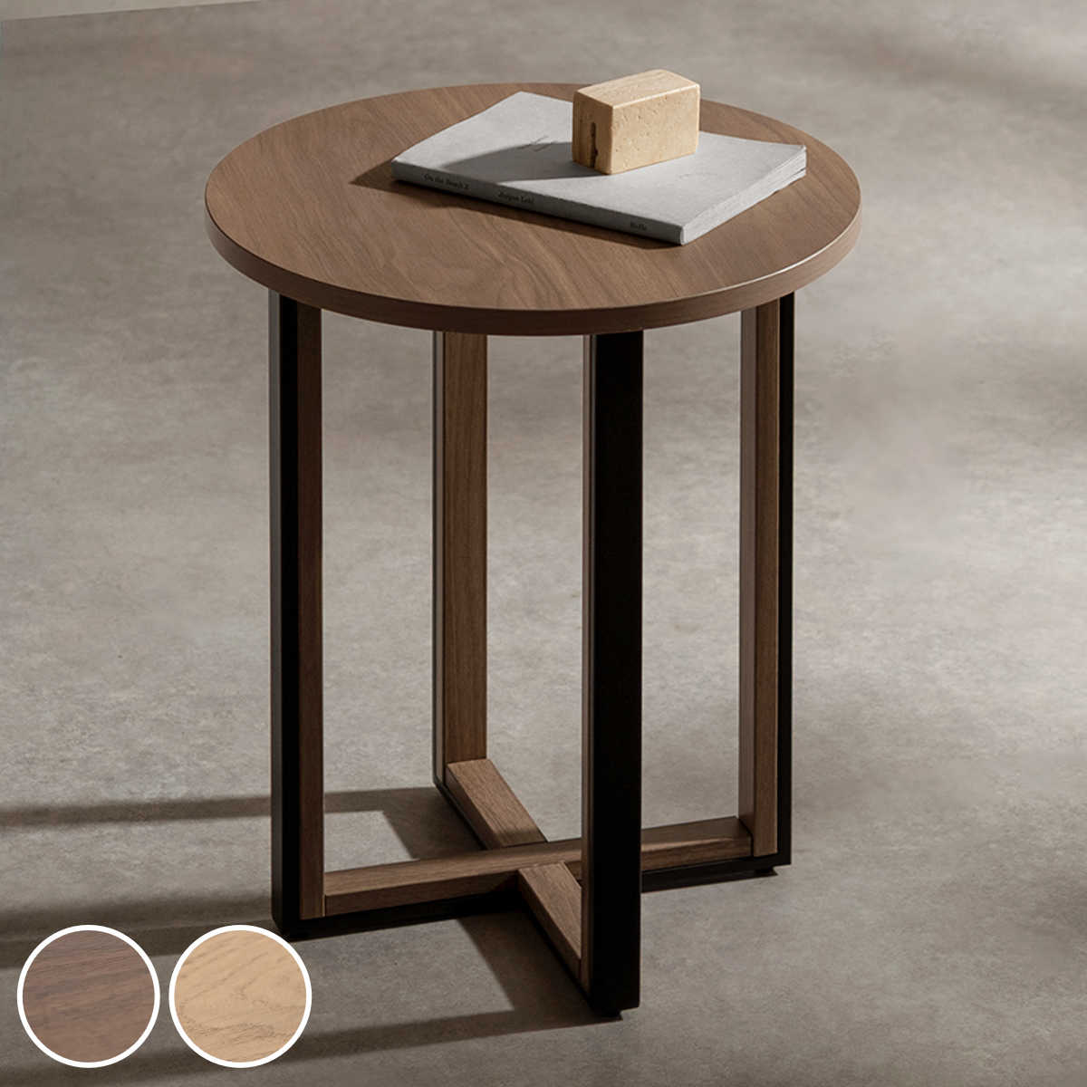 �T�C�h�e�[�u�� ����50cm Roano Signature Studio �i �~�j�e�[�u�� ���a40cm �e�[�u�� �ۃe�[�u�� �\�t�@�T�C�h �x�b�h�T�C�h �� �L�Y ���� �����~���V�� �j