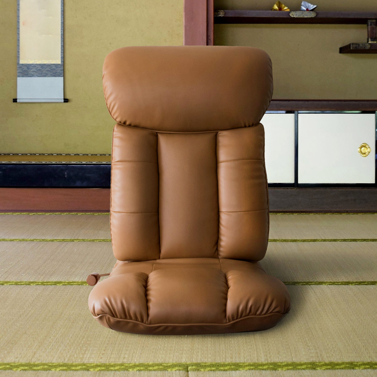 宮武製作所 座椅子 スーパーソフトレザー 柔らかい 彩 日本製 （ 座