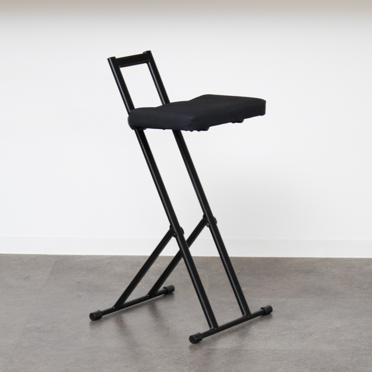 スツール 折りたたみ 無段階高さ調節 ルルチェア ハイスツール 完成品 （ チェア チェアー イス 椅子 いす 折り畳み ハイチェア カウンターチェア ）