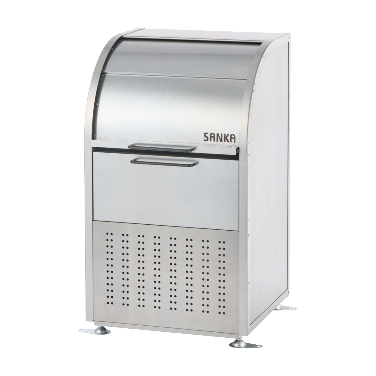 業務用ゴミ箱 230L ダストコ 600 （ 法人限定 屋外用 ゴミ箱 スライド蓋 ゴミ 5袋分 収集ボックス 屋外ストッカー 収納庫 ゴミ置き場 ゴミ捨て ）